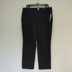 Dressbarn Signature Denim Black Pants